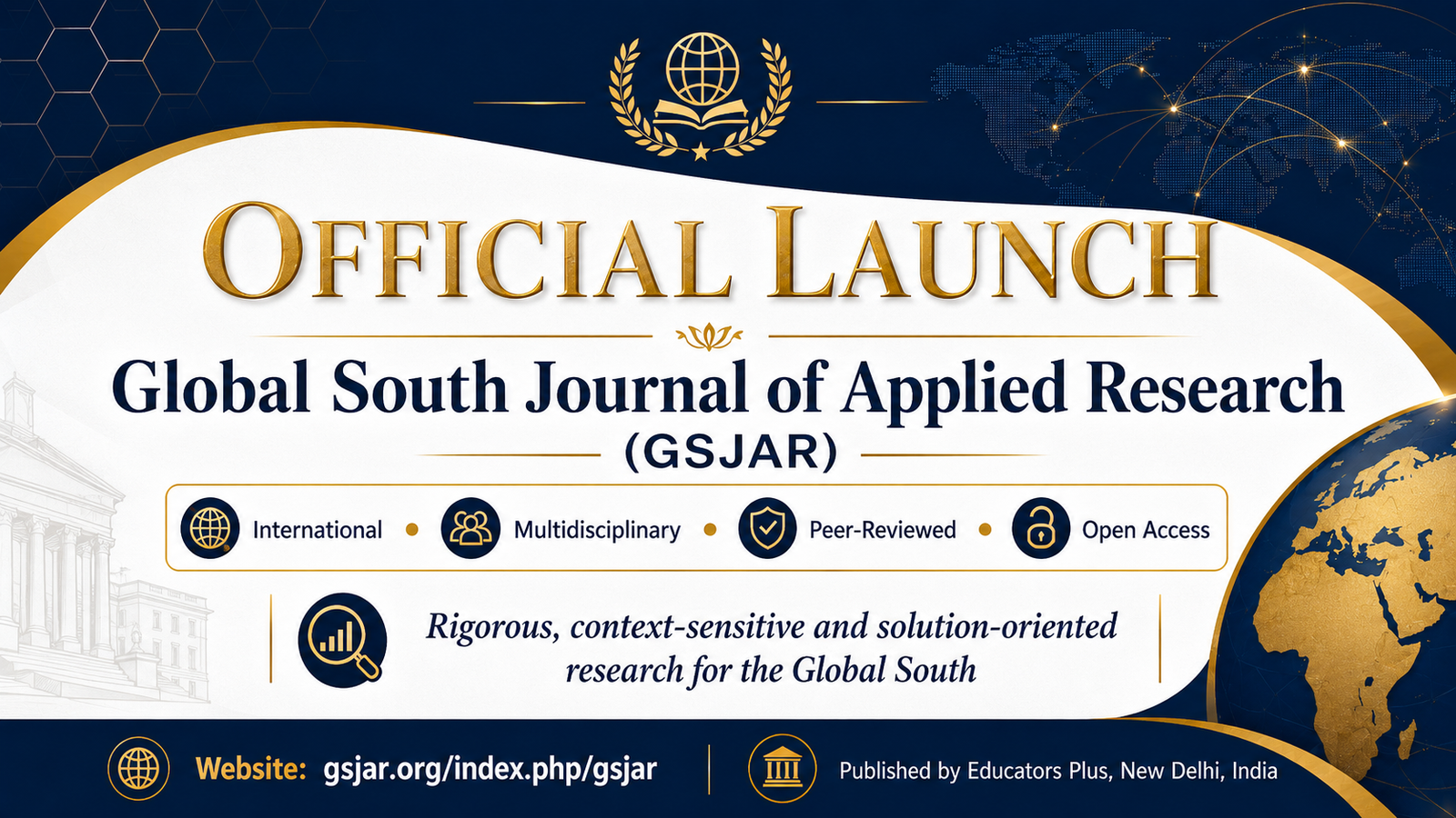 Official Launch of the Global South Journal of Applied Research